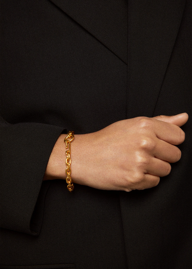 Standard Bracelet Thin Polished Gold W L1