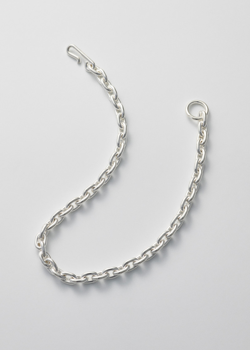 standard necklace thick polished silver p2