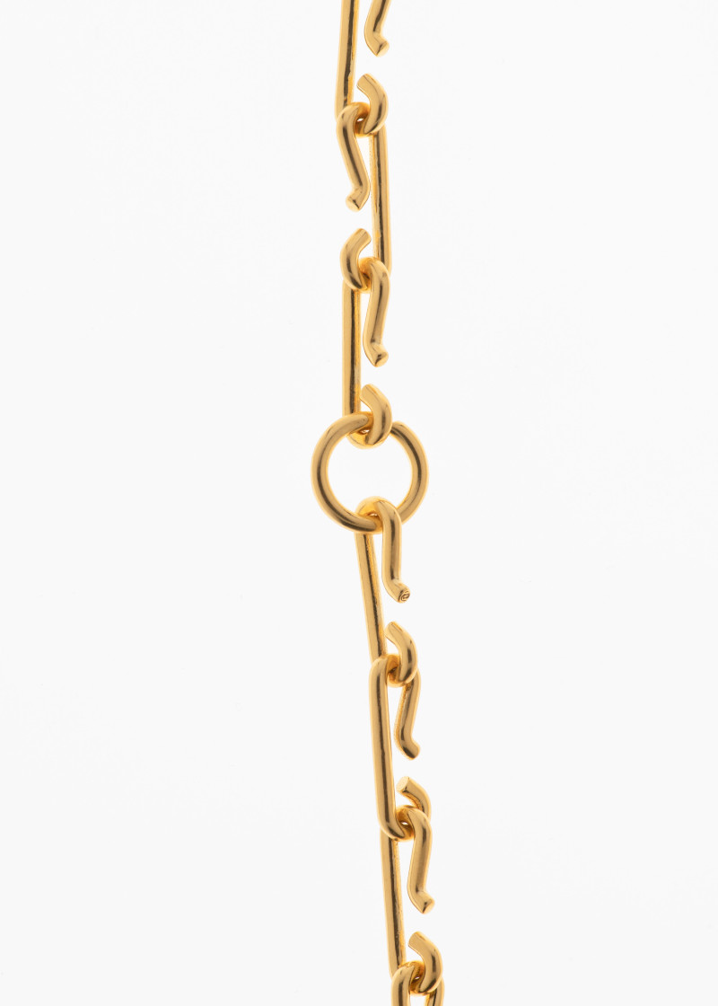 hook necklace polished gold p-3