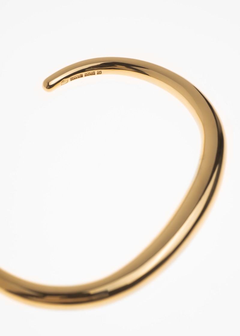 snake bracelet thick polished-gold p-3