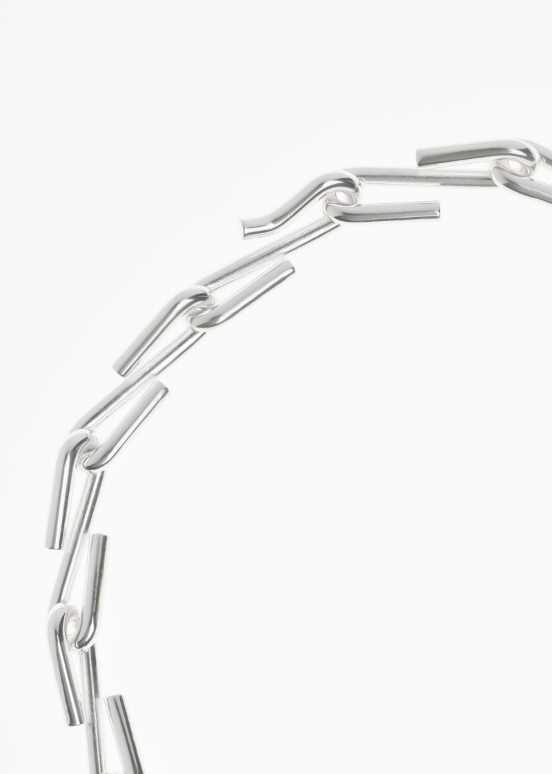 twist necklace silver p-3