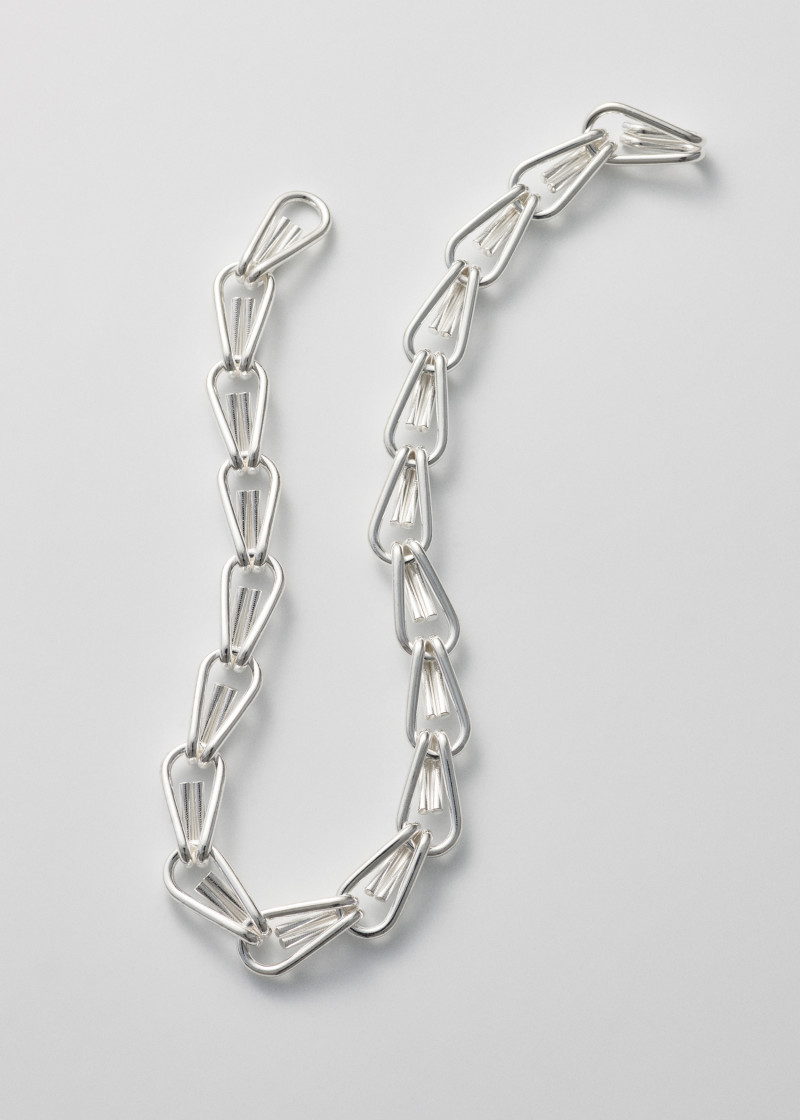 clip necklace polished silver p2
