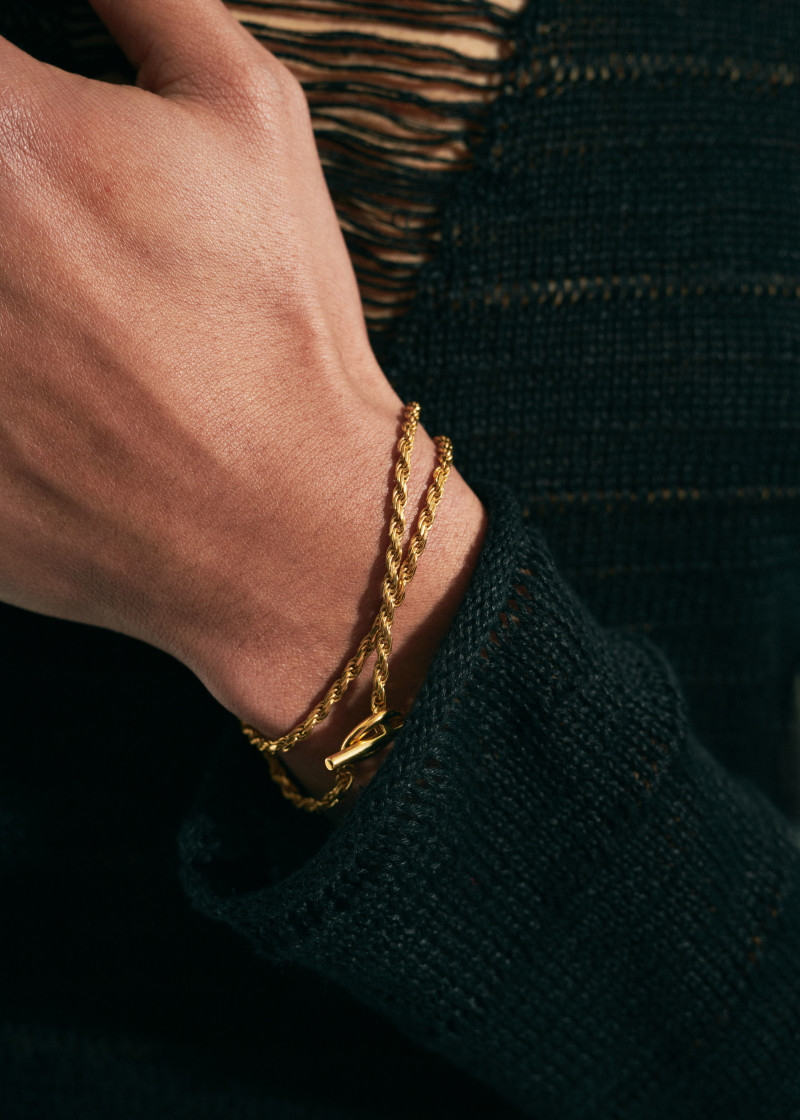 rope bracelet gold l-2