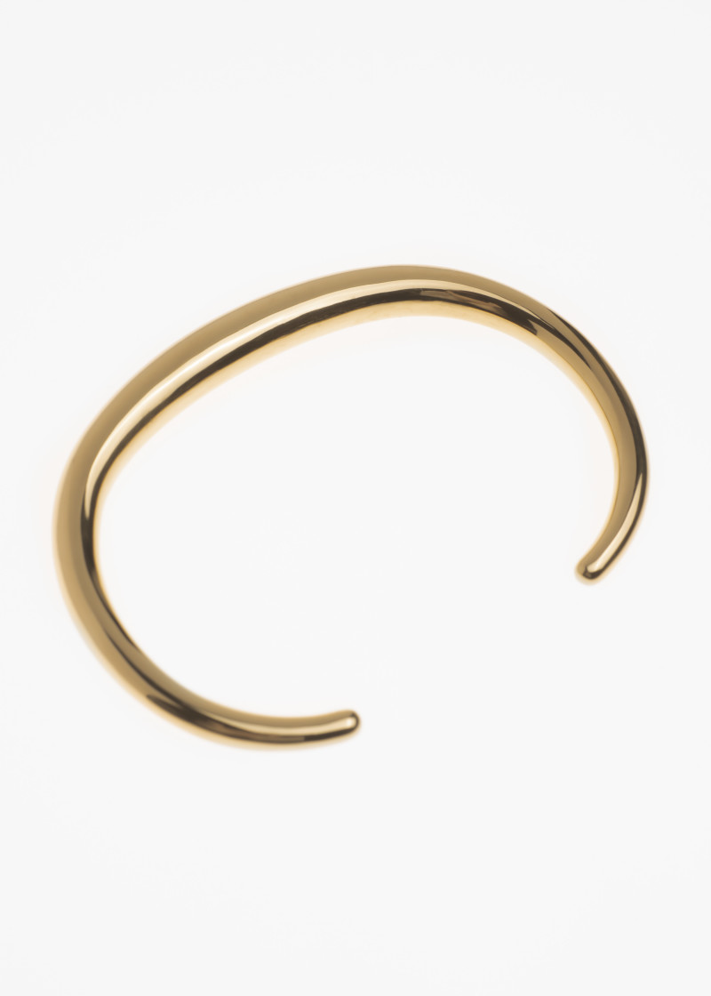 snake bracelet thick polished-gold p-2