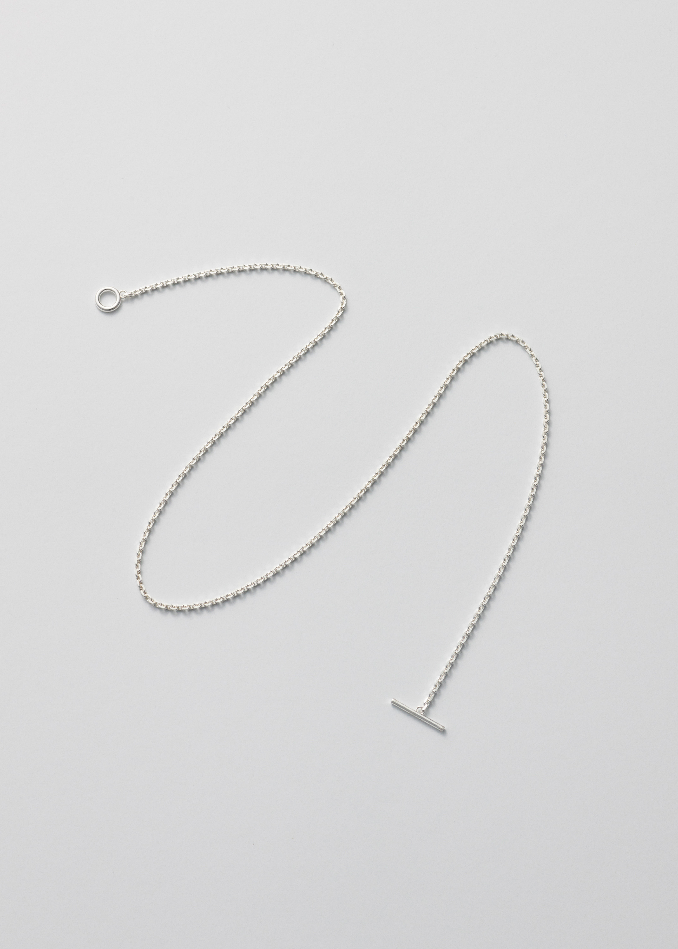 新品未使用 allblues fold necklace silver-