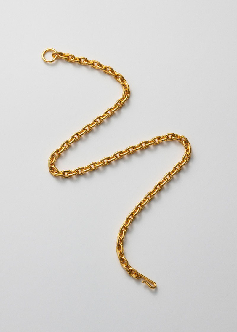 standard necklace thin polished gold p2