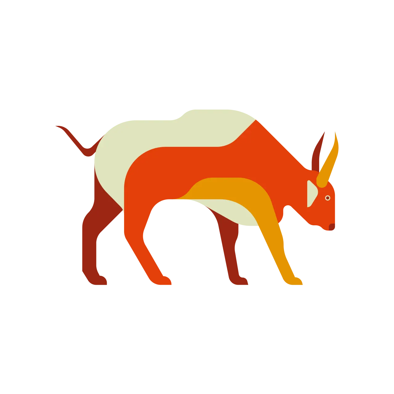 Ox Chinese Zodiac Animal Sign Icon