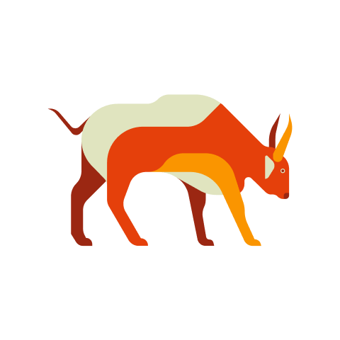 Ox Chinese Zodiac Animal Sign Icon