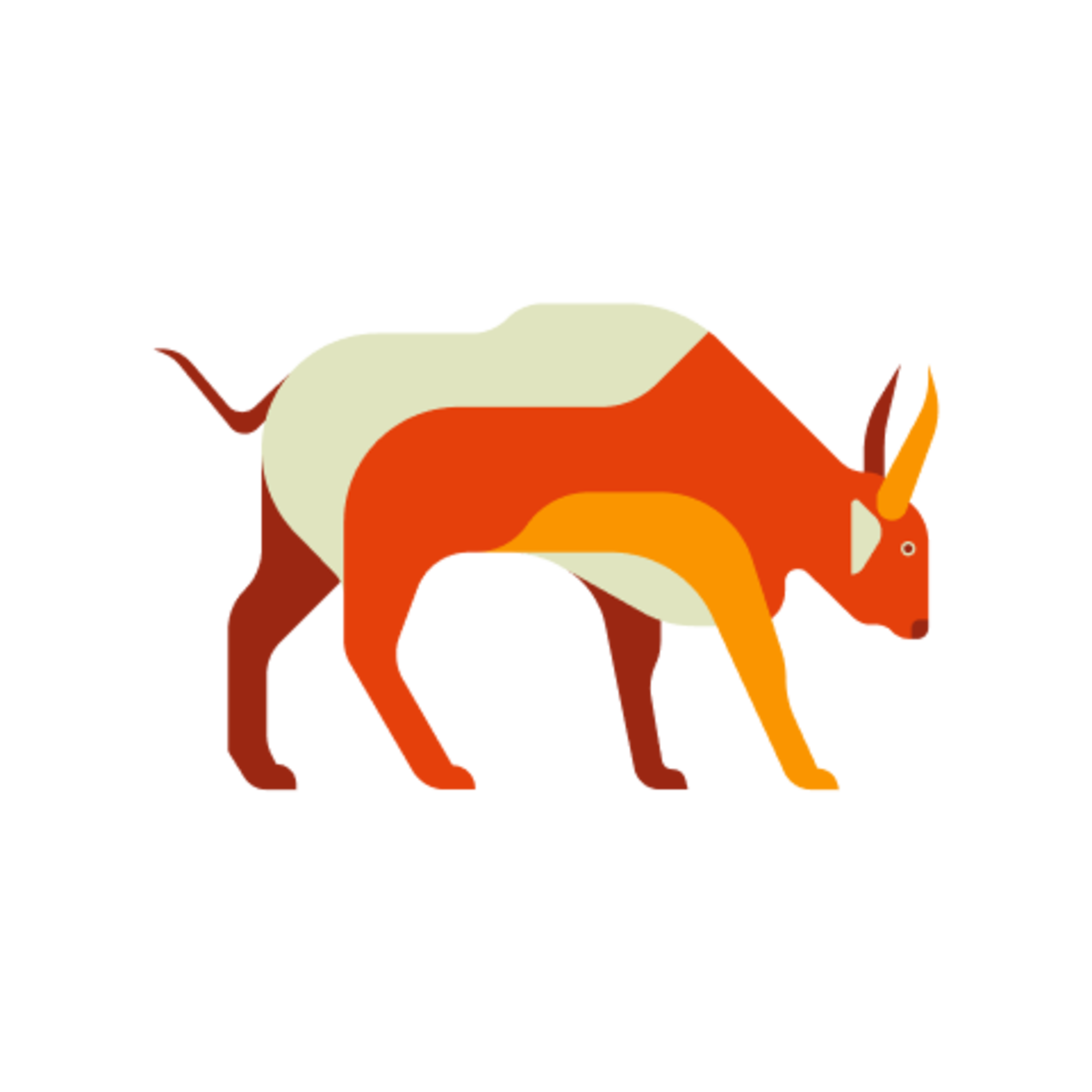 Ox Chinese Zodiac Animal Sign Icon