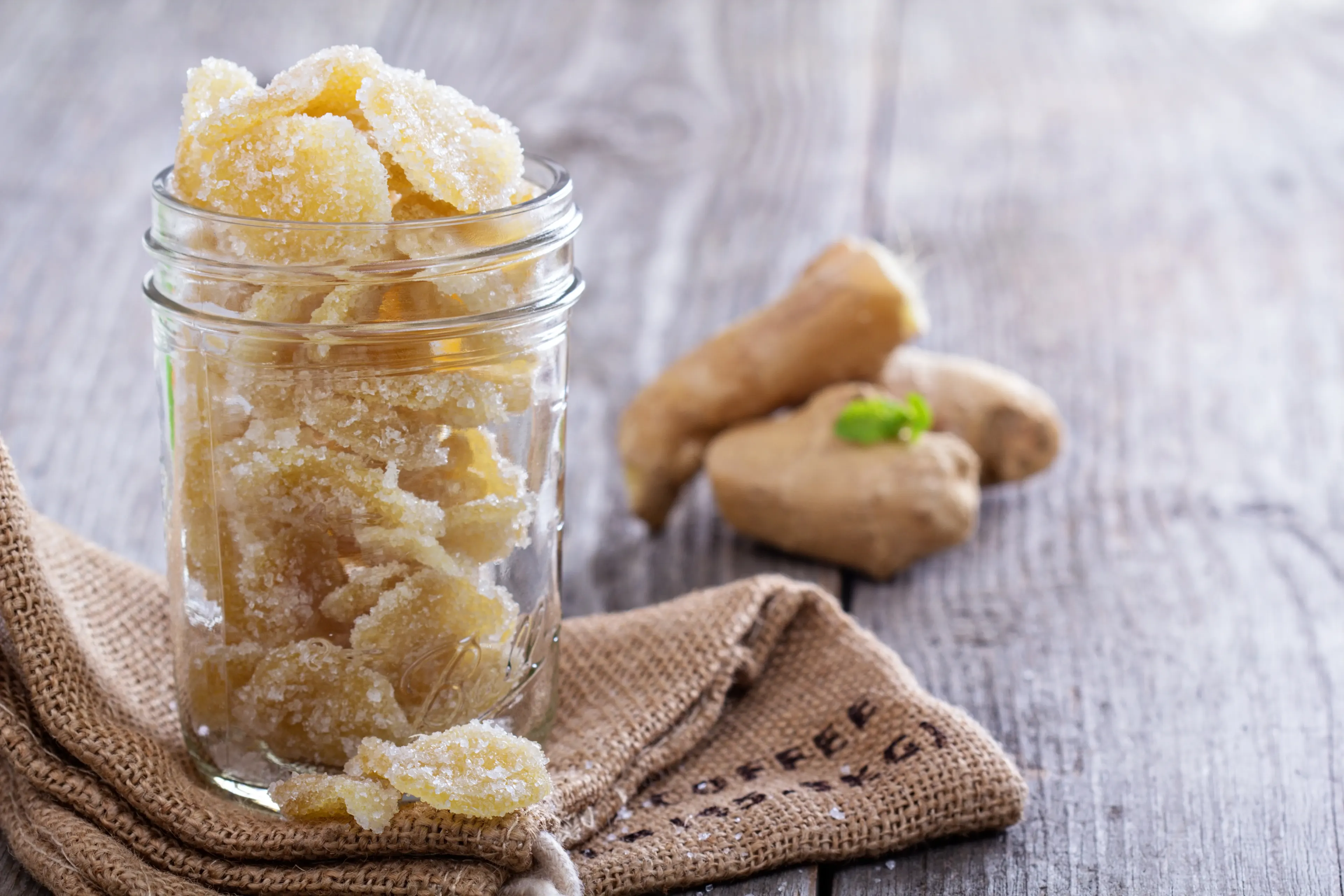 Chinese New Year Snacks Crystallized Ginger Candy