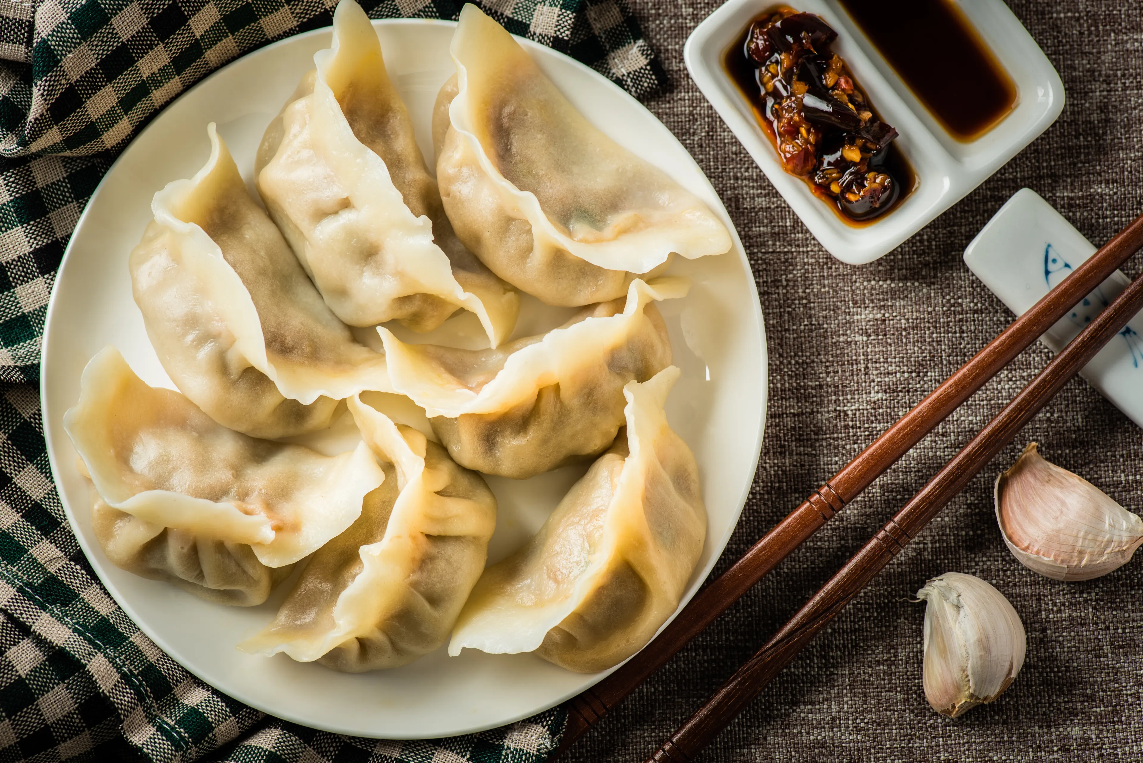 Chinese New Year Food Dumplings