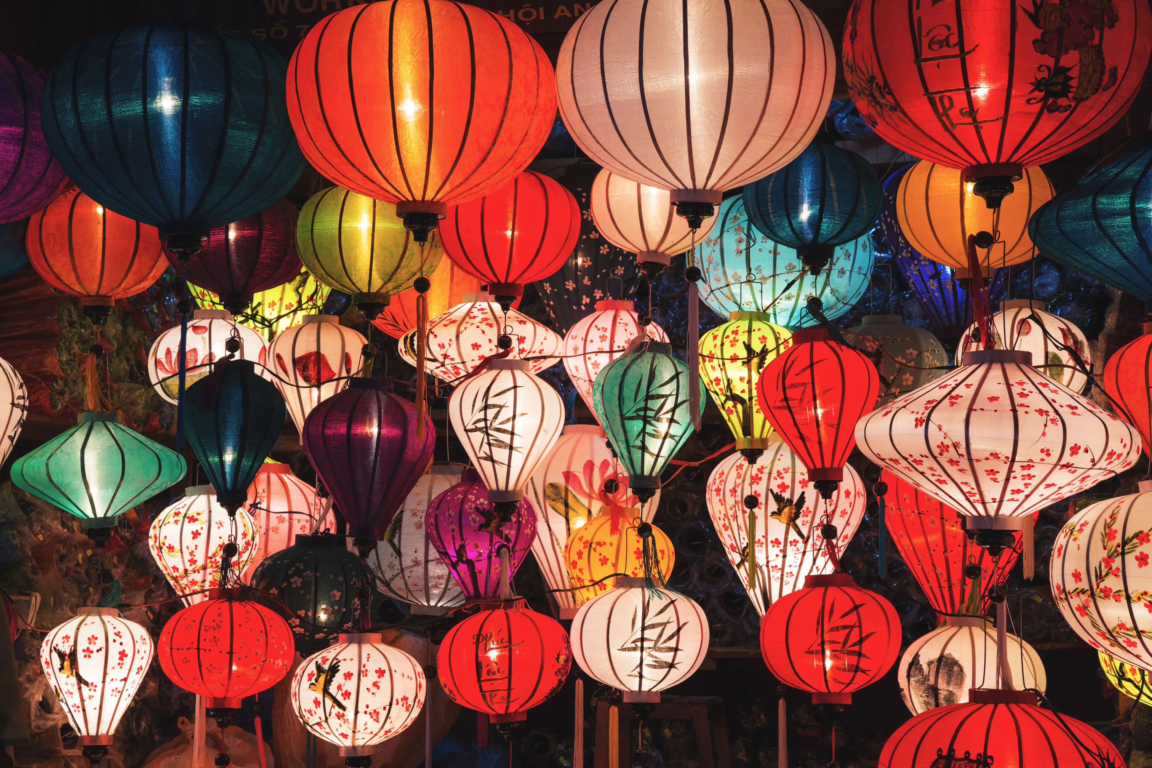 Chinese New Year Colorful Lanterns