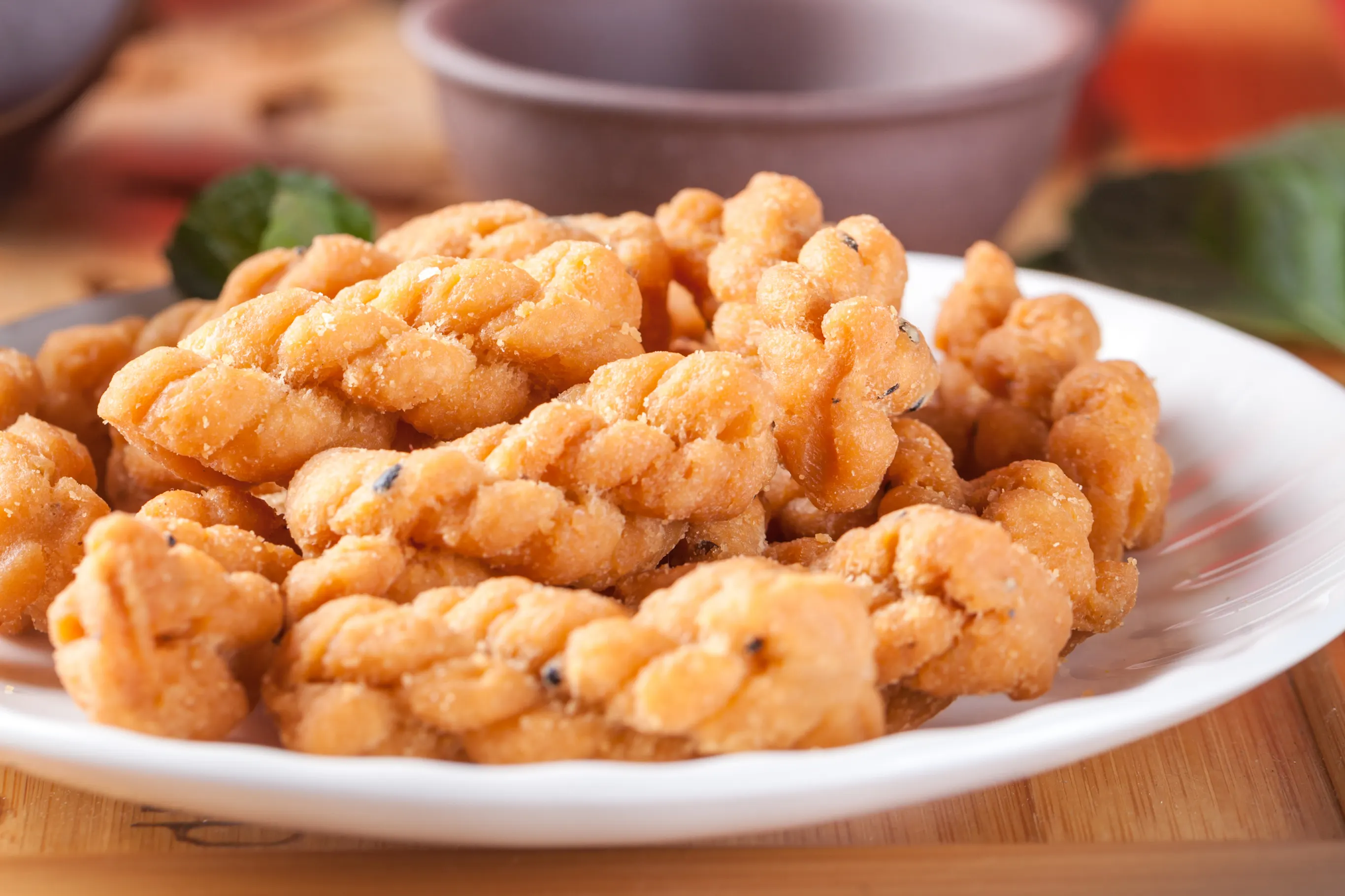 Chinese New Year Snacks Fried Dough Twists