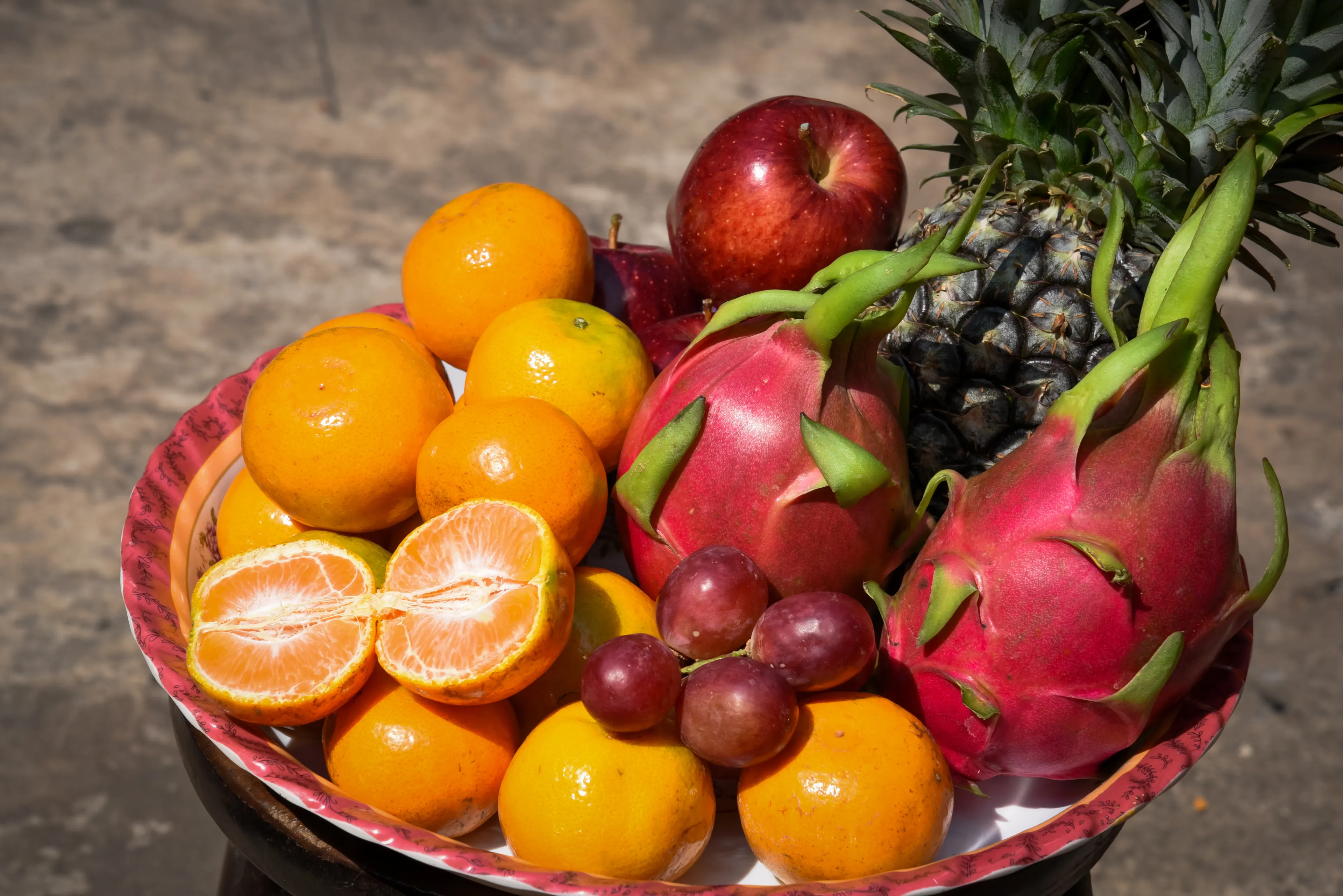 Chinese New Year Snacks Fruit Platter