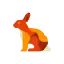 Rabbit Chinese Zodiac Animal Sign Icon