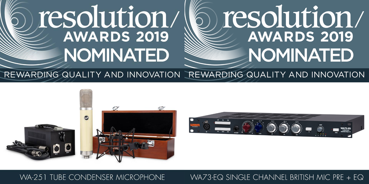 Cover Image for WA-251 and WA73-EQ Nominated for 2019 Resolution Awards