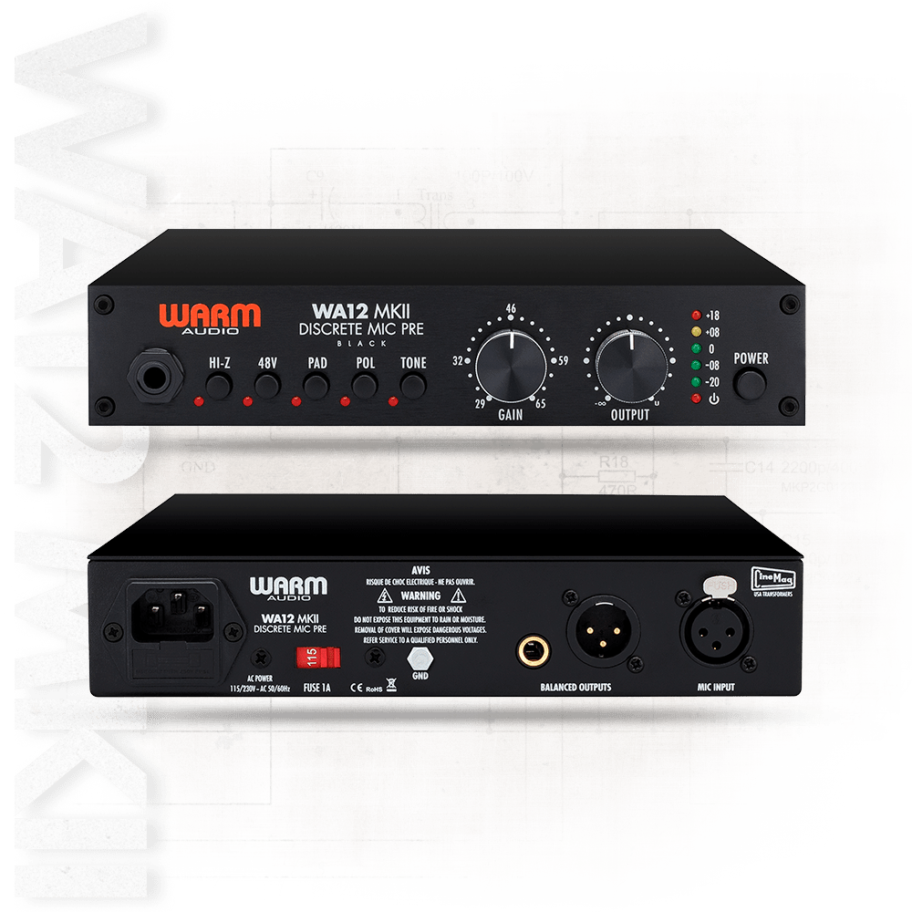 Warm Audio WA12 American Console-Style Microphone Preamplifier