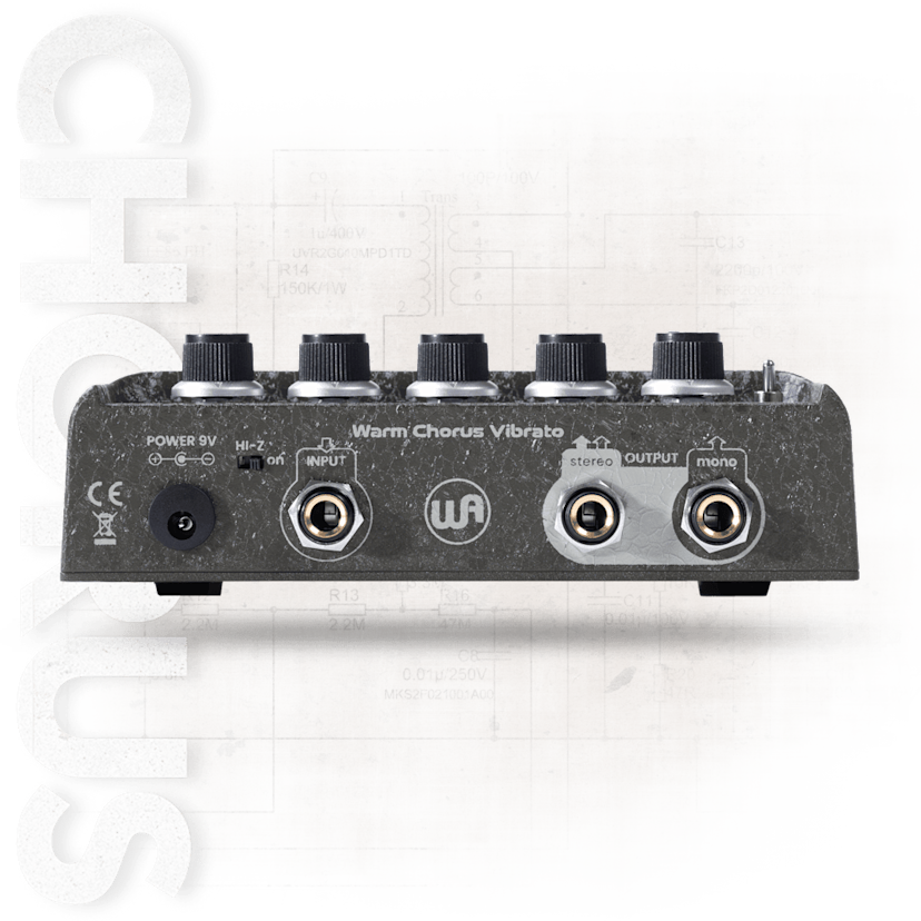 Warm Audio WA-C1 Chorus Vibrato Pedal - CE-1 Style Analog Chorus Pedal