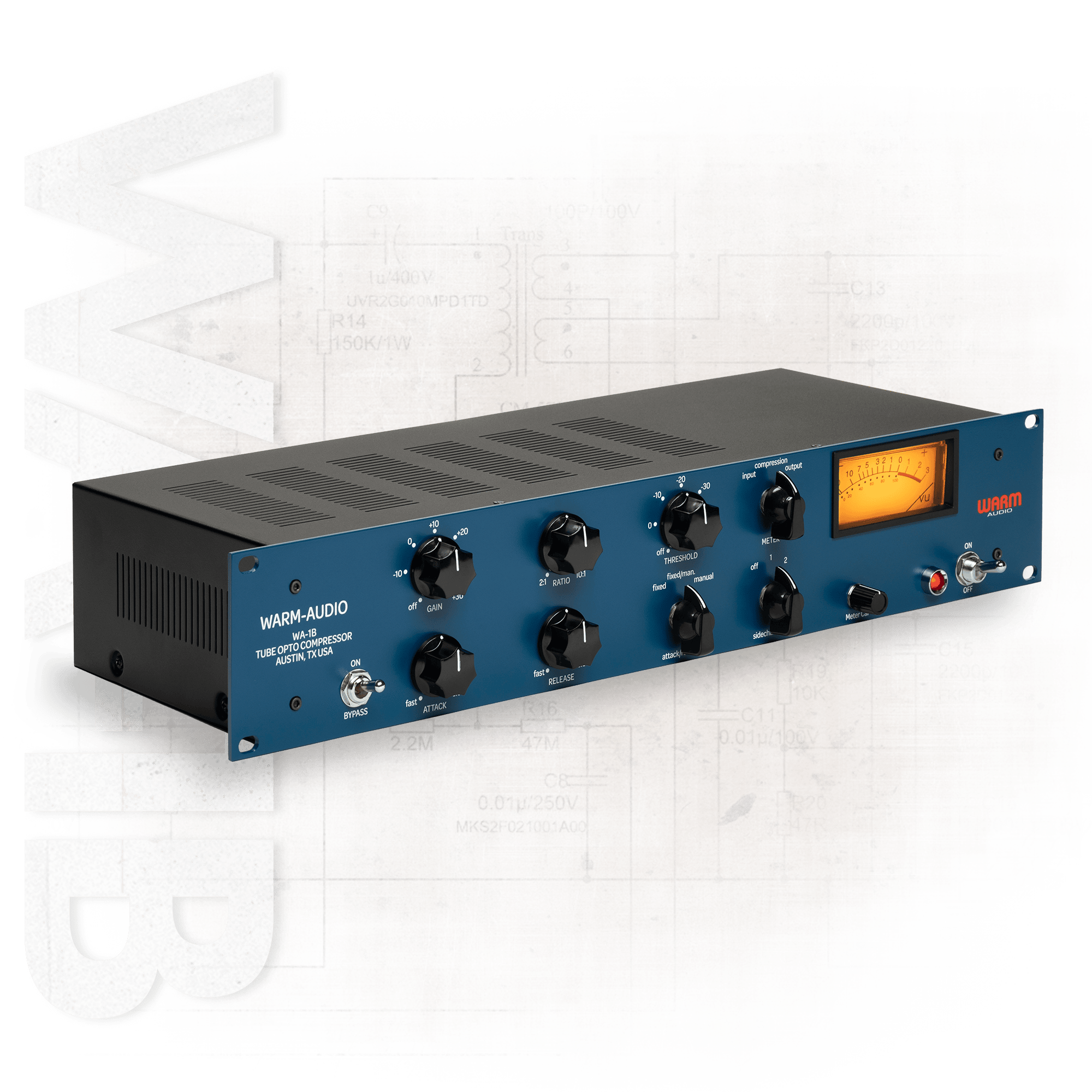 Warm Audio WA-1B Mono Optical Tube Compressor