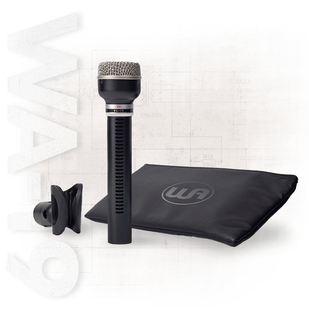 Warm Audio WA-19 Dynamic Studio Microphone - Nickel