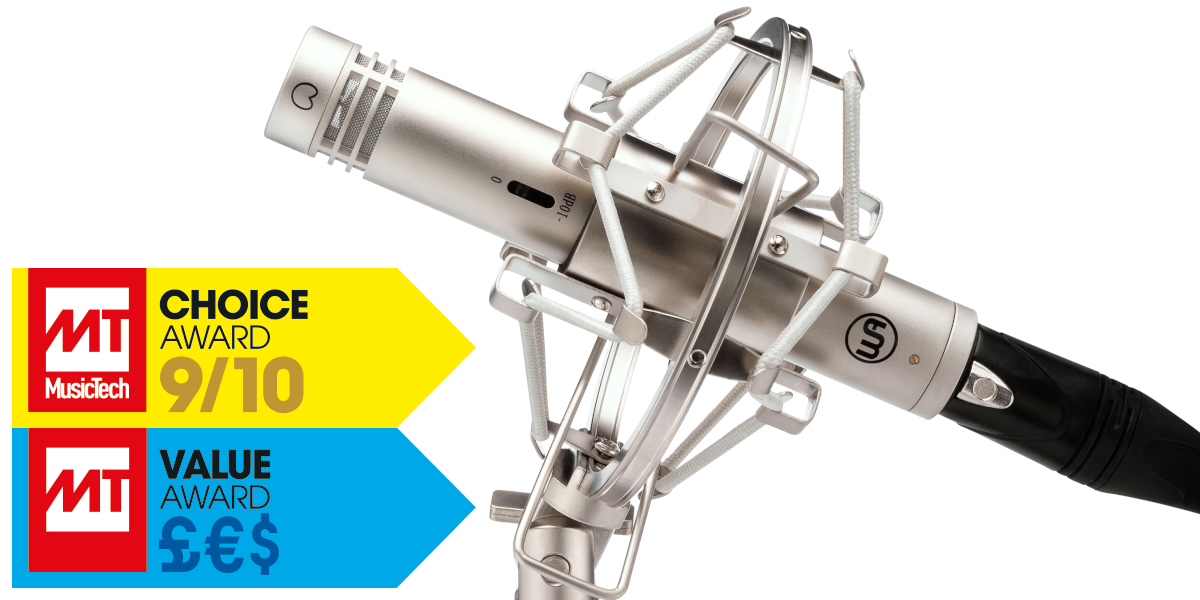 Cover Image for MusicTech Choice & Value Award - WA-84 Small Diaphragm Condenser Microphone