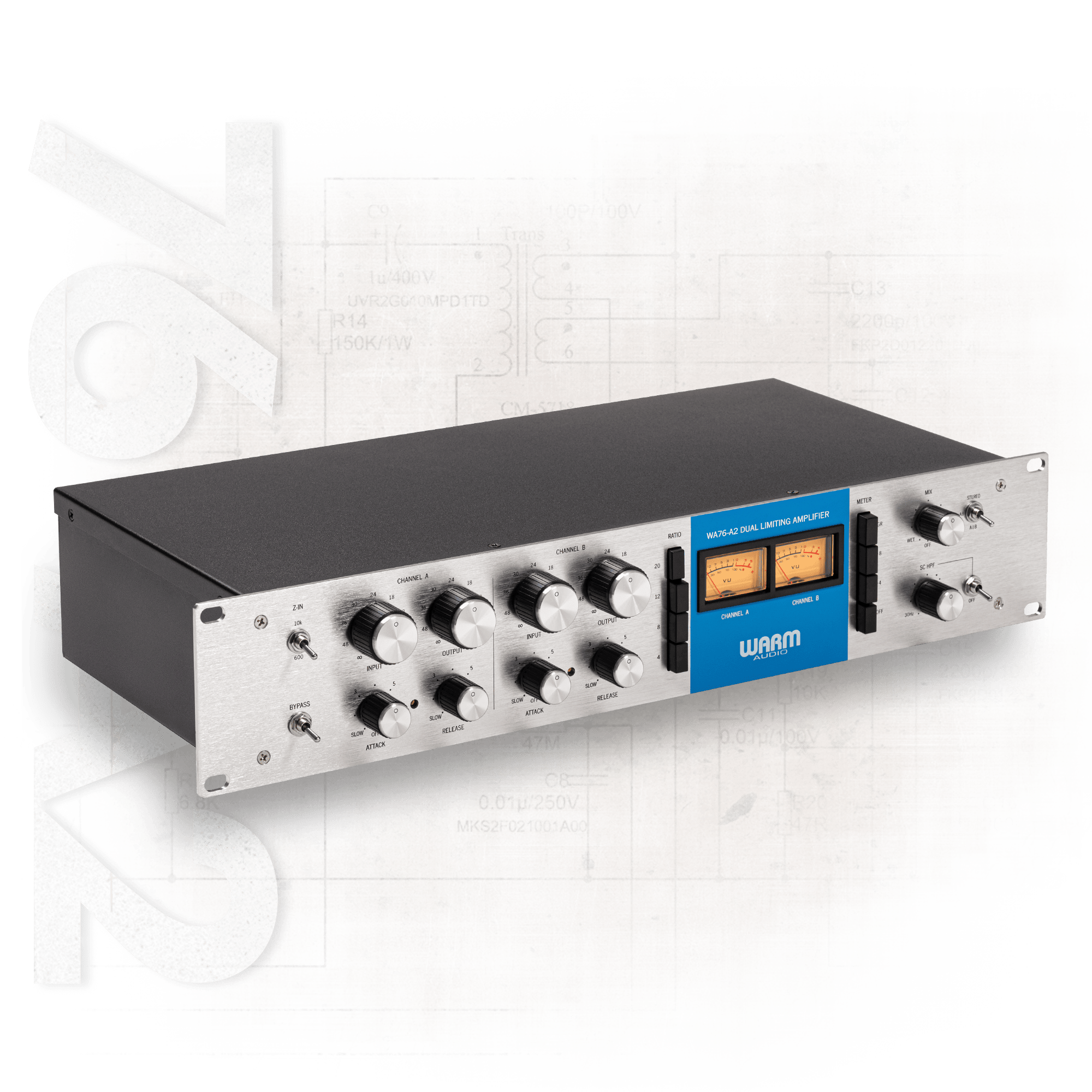 Warm Audio WA76-A & A2 1176-Style Single & Dual-Channel Studio