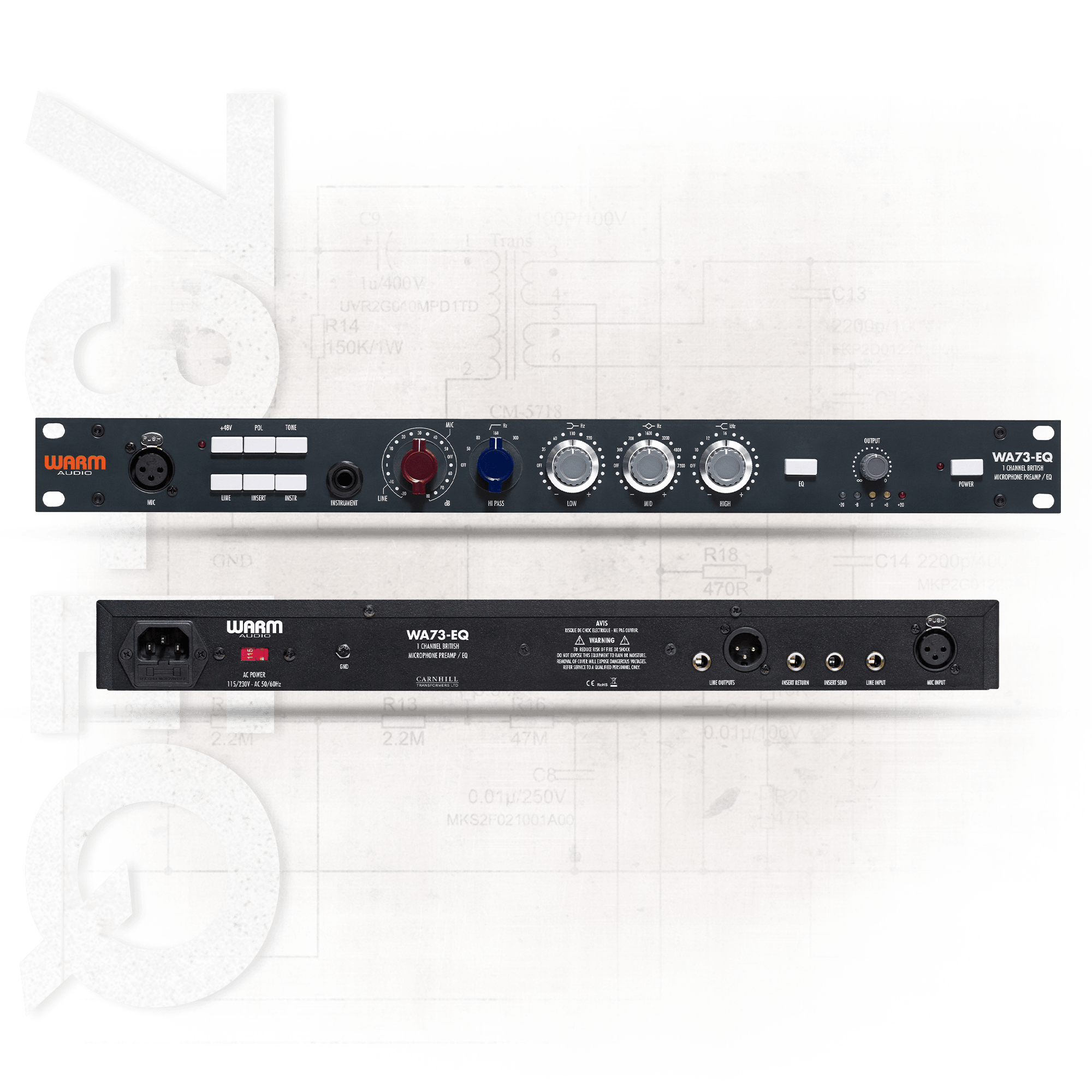 Warm Audio WA73-EQ British Console-Style Microphone Preamplifier