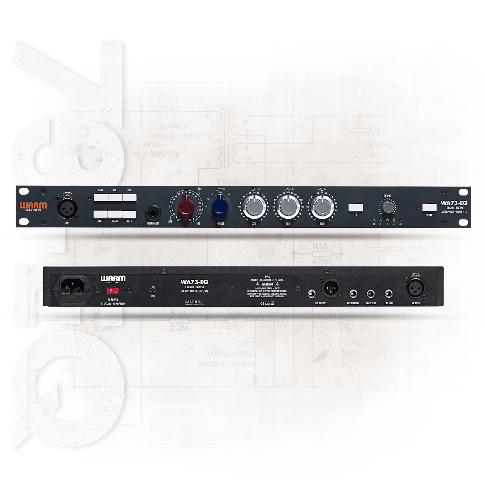 Warm Audio WA73-EQ マイクプリアンプ 本体 2_Updated_Gallery_73-EQ_angle.