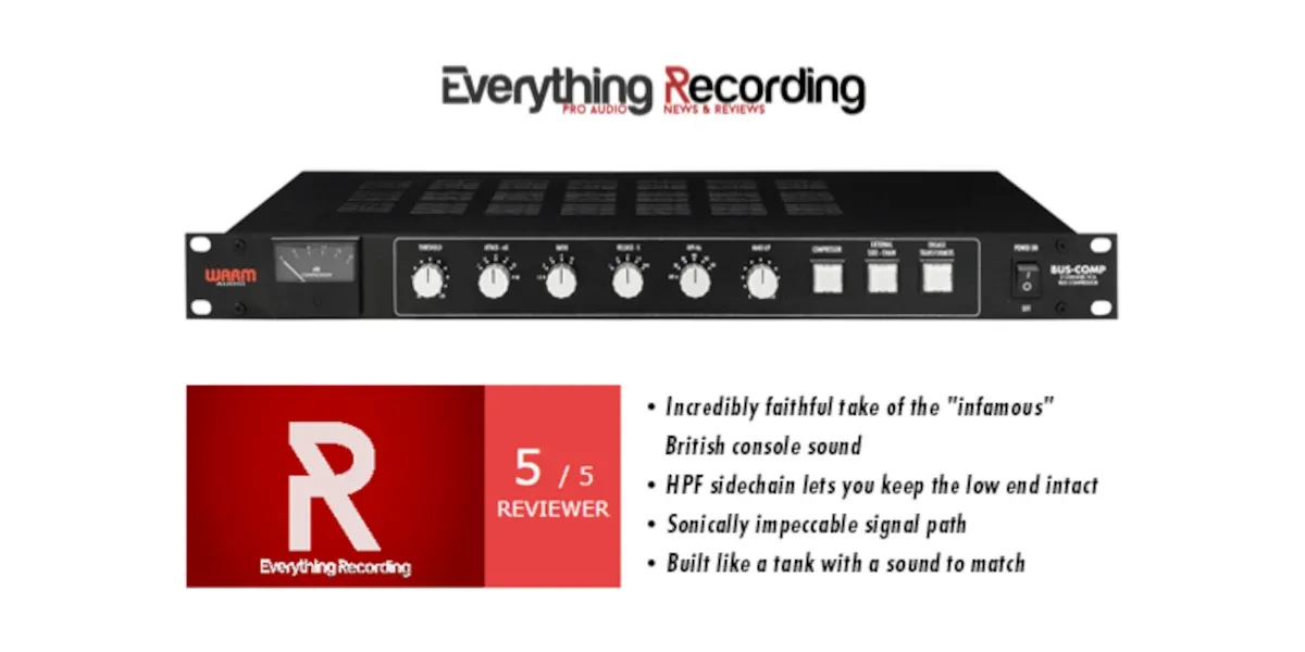 Cover Image for Everything Recording Warm Audio BUS-COMP Review