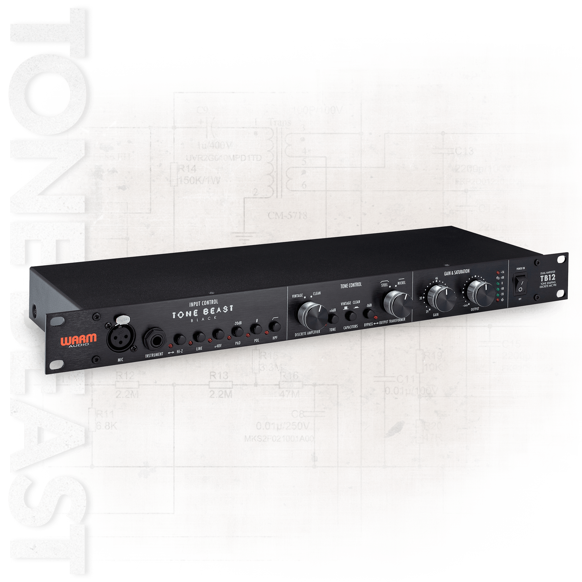 Warm Audio Tone Beast 312-Style Microphone Preamp