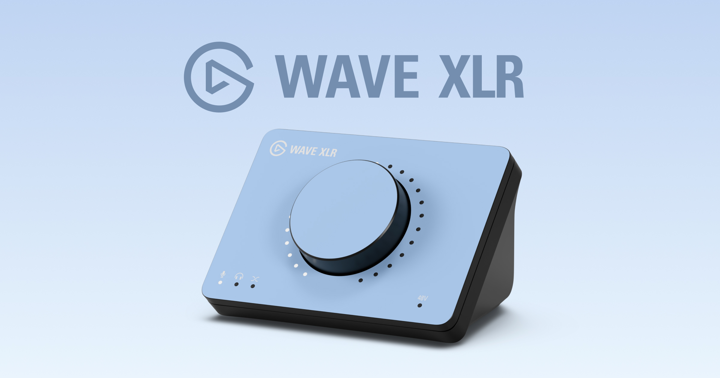 Wave XLR - Glacier Ice | Microphone Interface & Digital Mixing