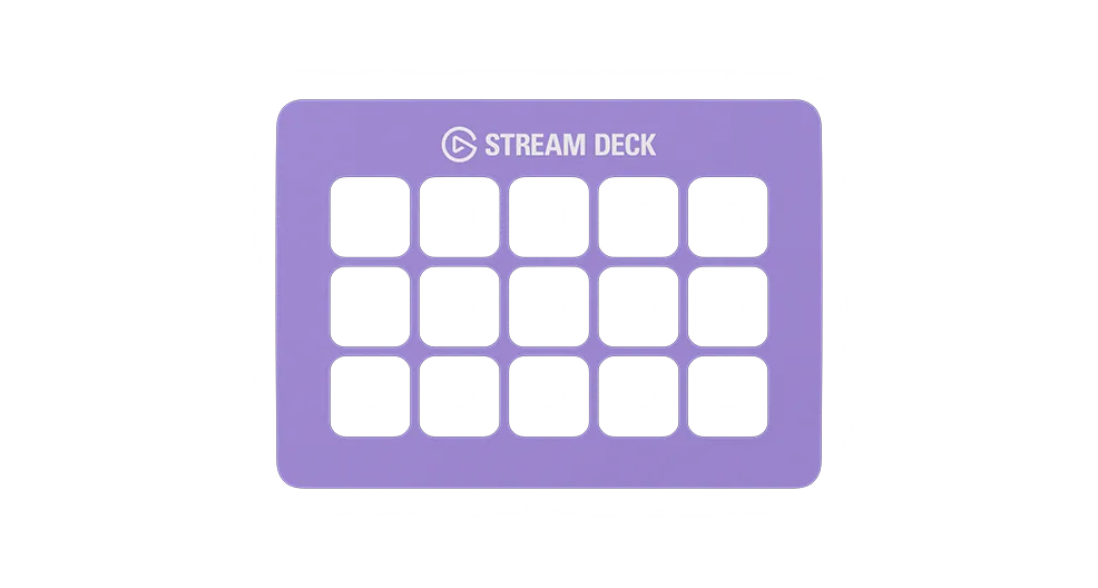 Stream Deck Wild Lavender Faceplate