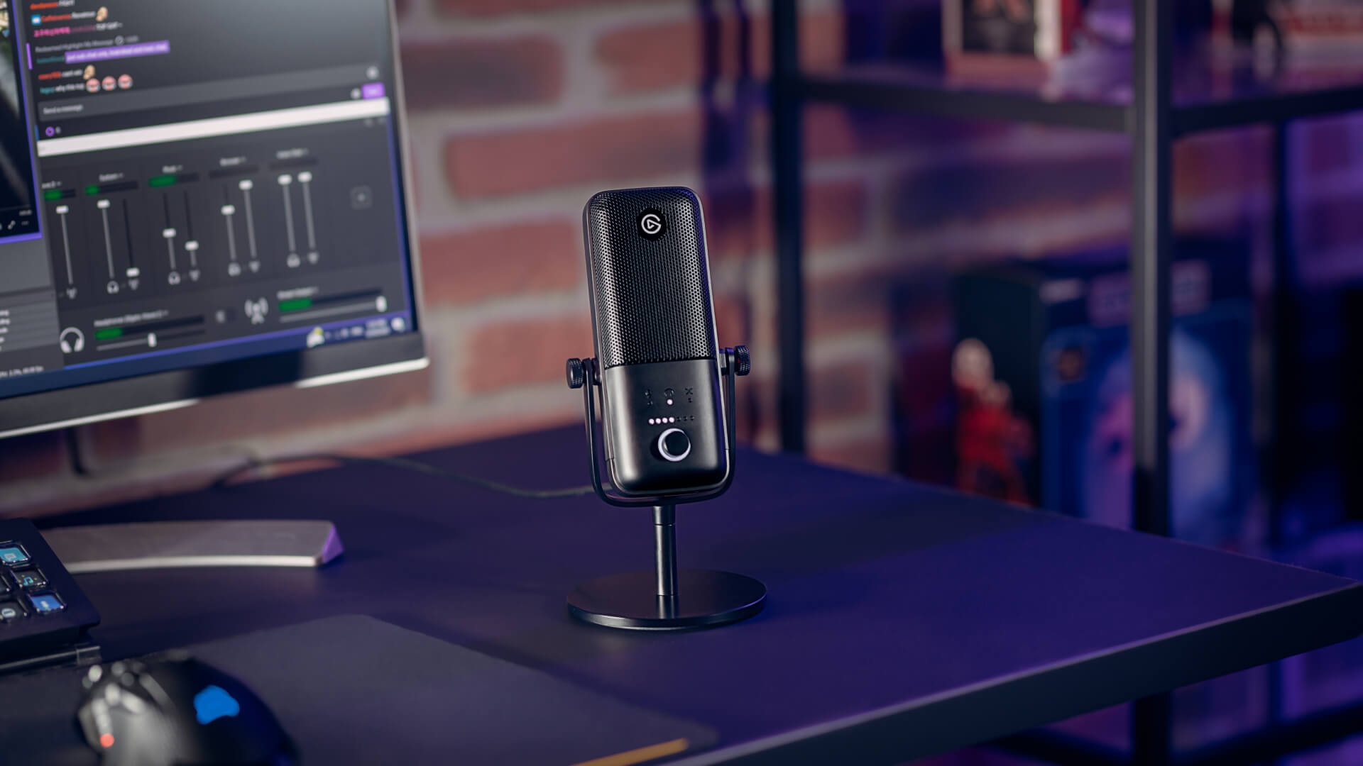Elgato Wave:3 – USB Condenser Microphone and Digital Mixer with Elgato Wave  Shock Mount: Maximum isolation from vibration noise, steel chassis