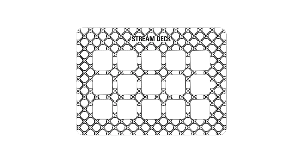 White Anniversary Faceplate