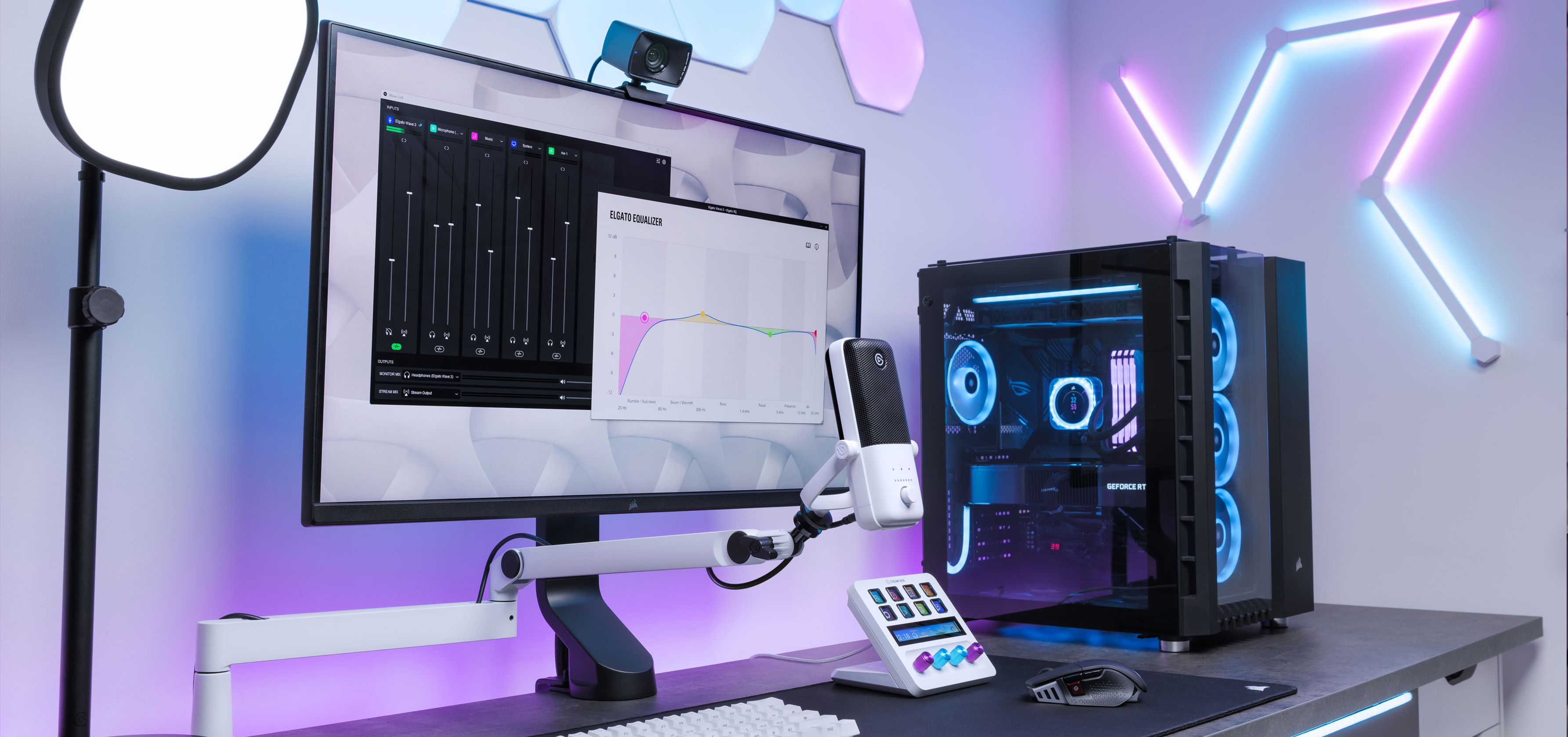 Elgato モニターアーム ホワイト Amazon | Elgato Wave Mic Arm LP White【並行輸入品】 | マイク