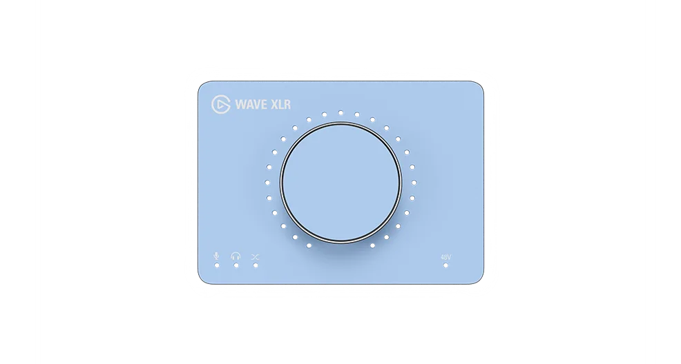 Wave XLR Glacier Ice Faceplate