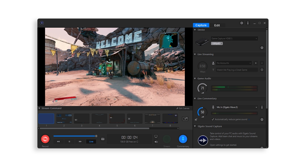 Game Capture HD Software - CTRL + SHIFT + ALT + D Displays Special Overlay  – Elgato