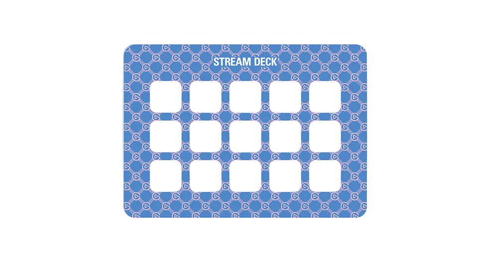 Blue Anniversary Faceplate