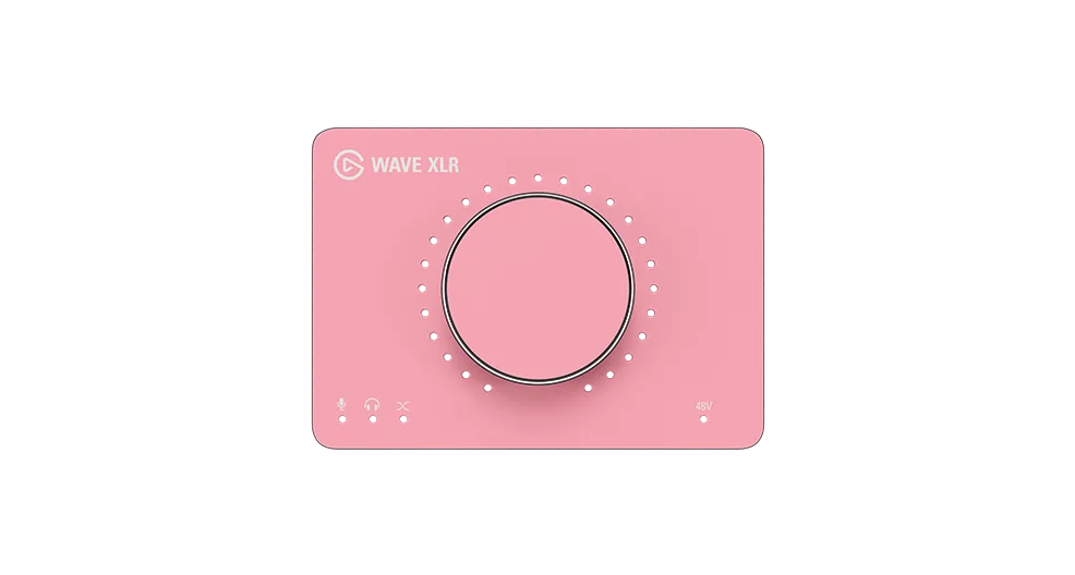 Wave XLR Pink Petal Faceplate
