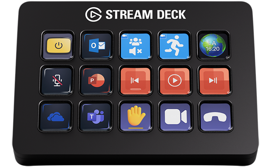  Elgato Stream Deck Mini – Control Zoom, Teams, PowerPoint, MS  Office and More, Boost Productivity with Seamless Integration for Daily  Apps, Set Up Shortcuts Easily, Compatible with Mac and PC 