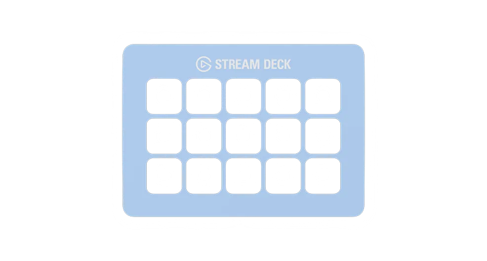 Stream Deck Glacier Ice Faceplate