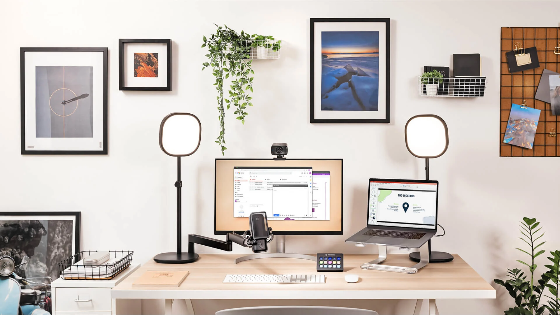 Work from home setup with Elgato products as an ecosystem