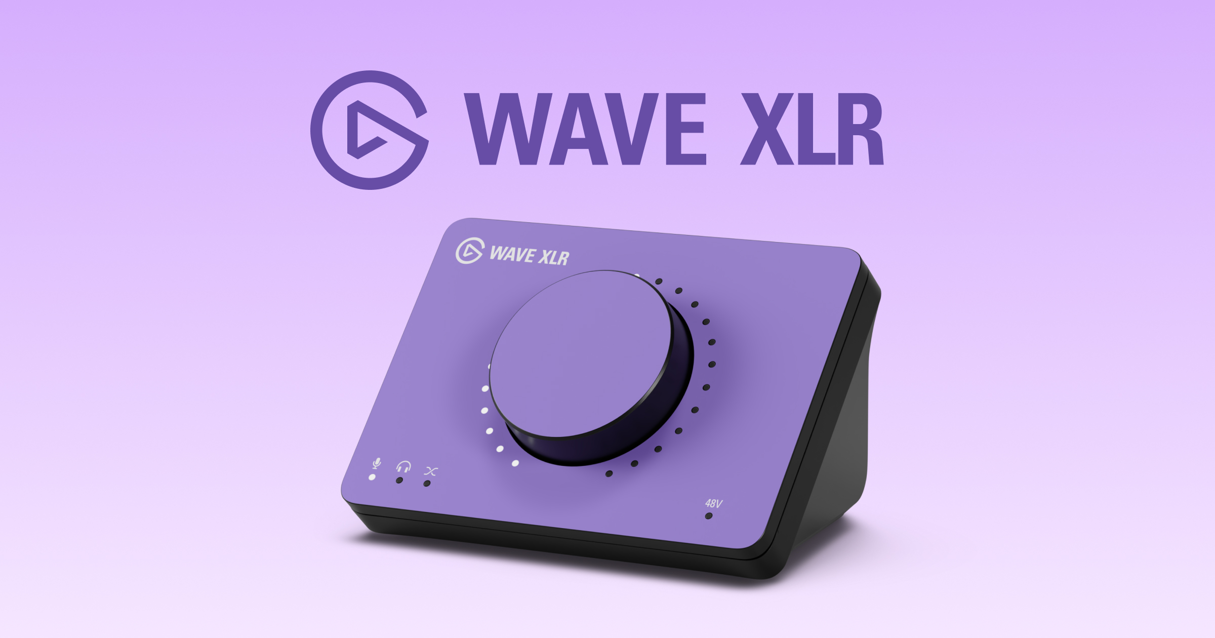 Wave XLR - Wild Lavender | Microphone Interface & Digital Mixing
