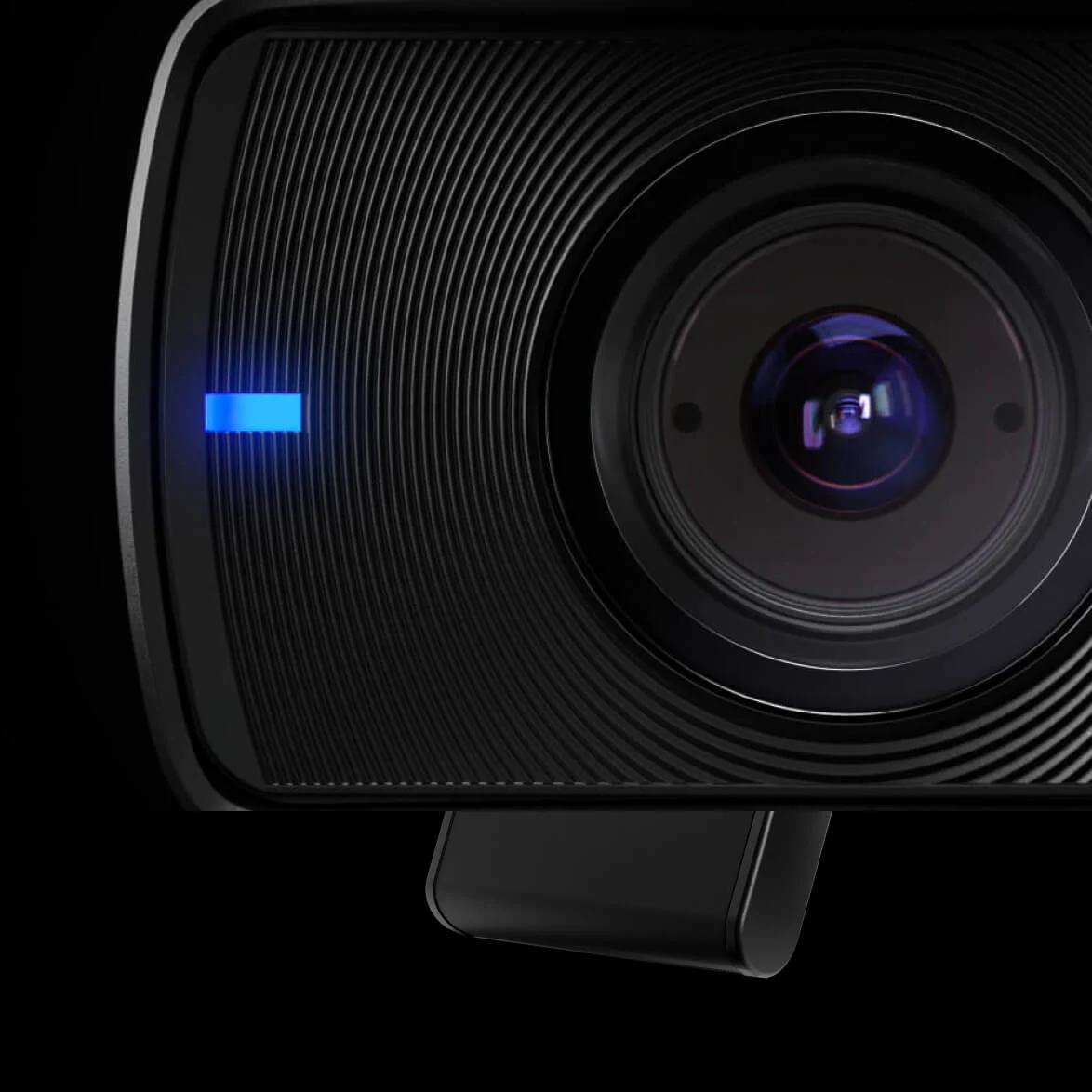 A closeup frontal view of Facecam