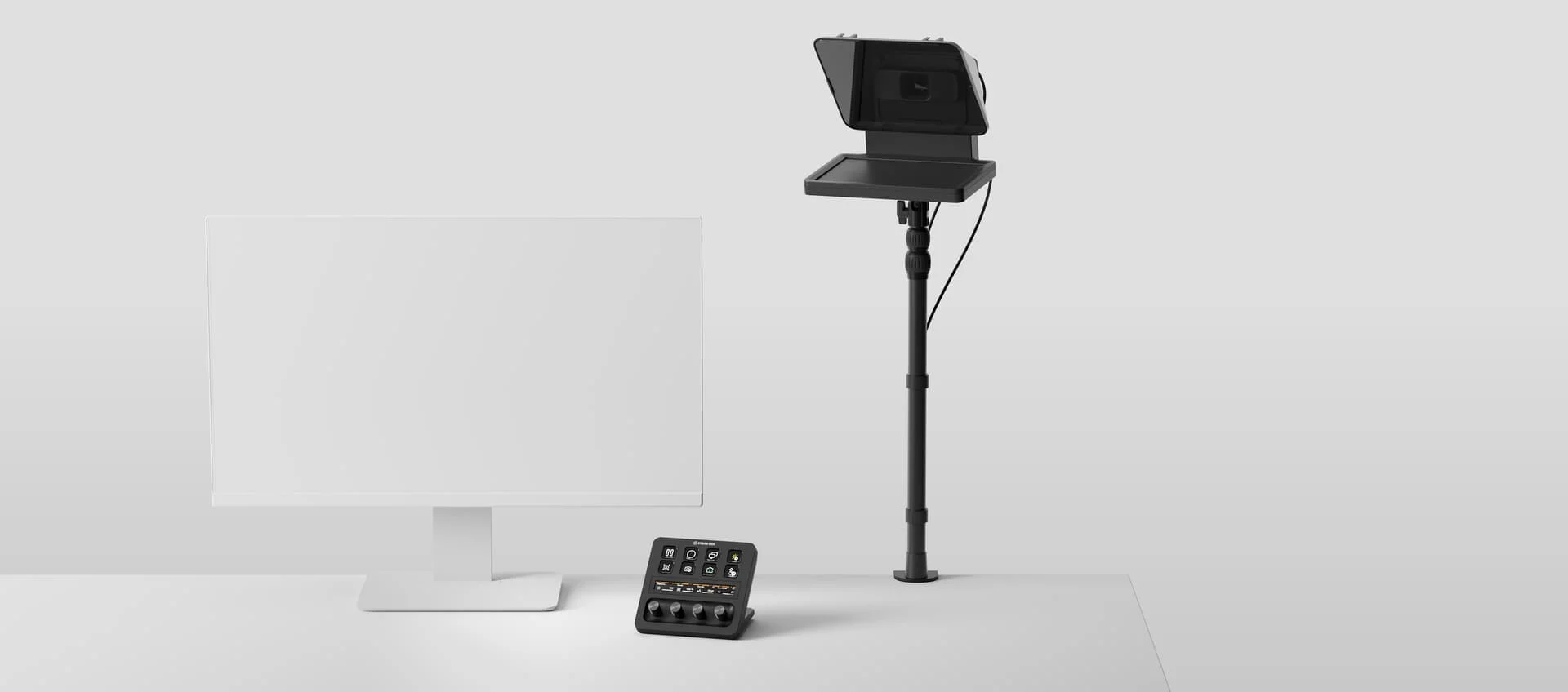 The Elgato Prompter is a teleprompter for content creators