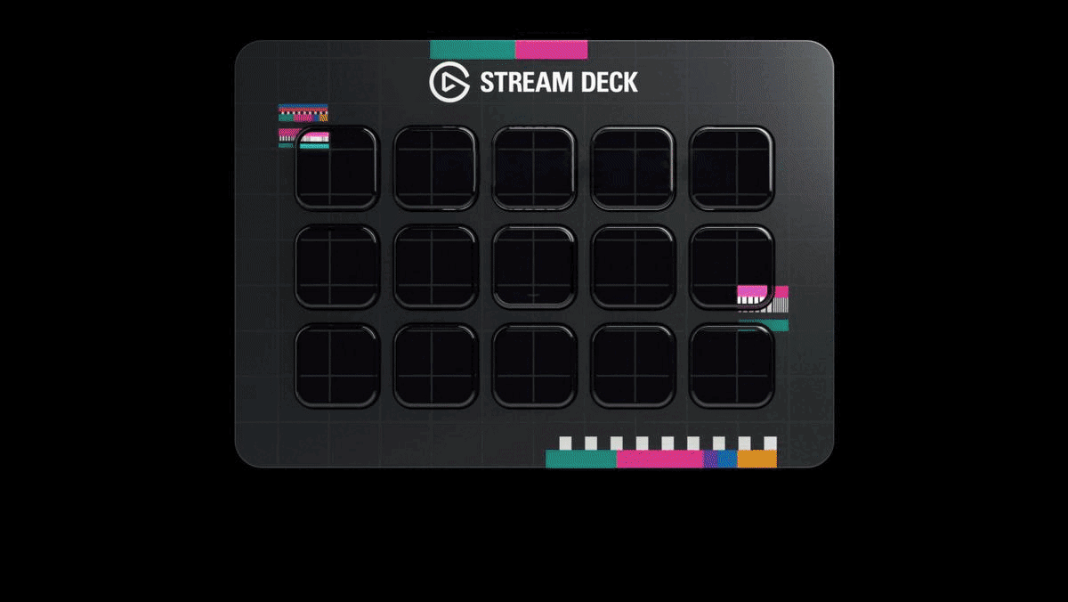 Stream Deck MK.2 faceplates gif
