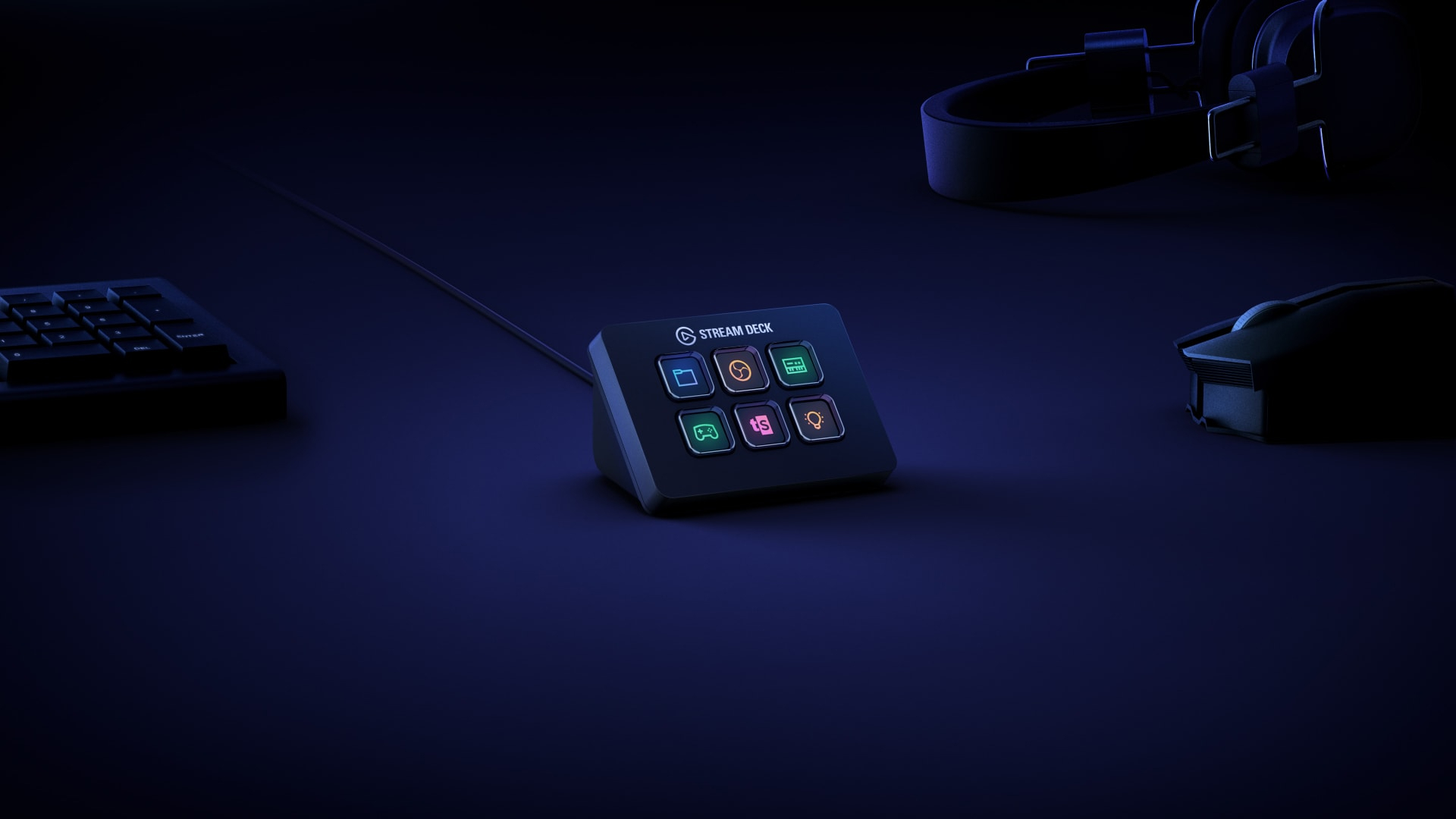 ELGATO Stream deck mini wired membrane keyboard