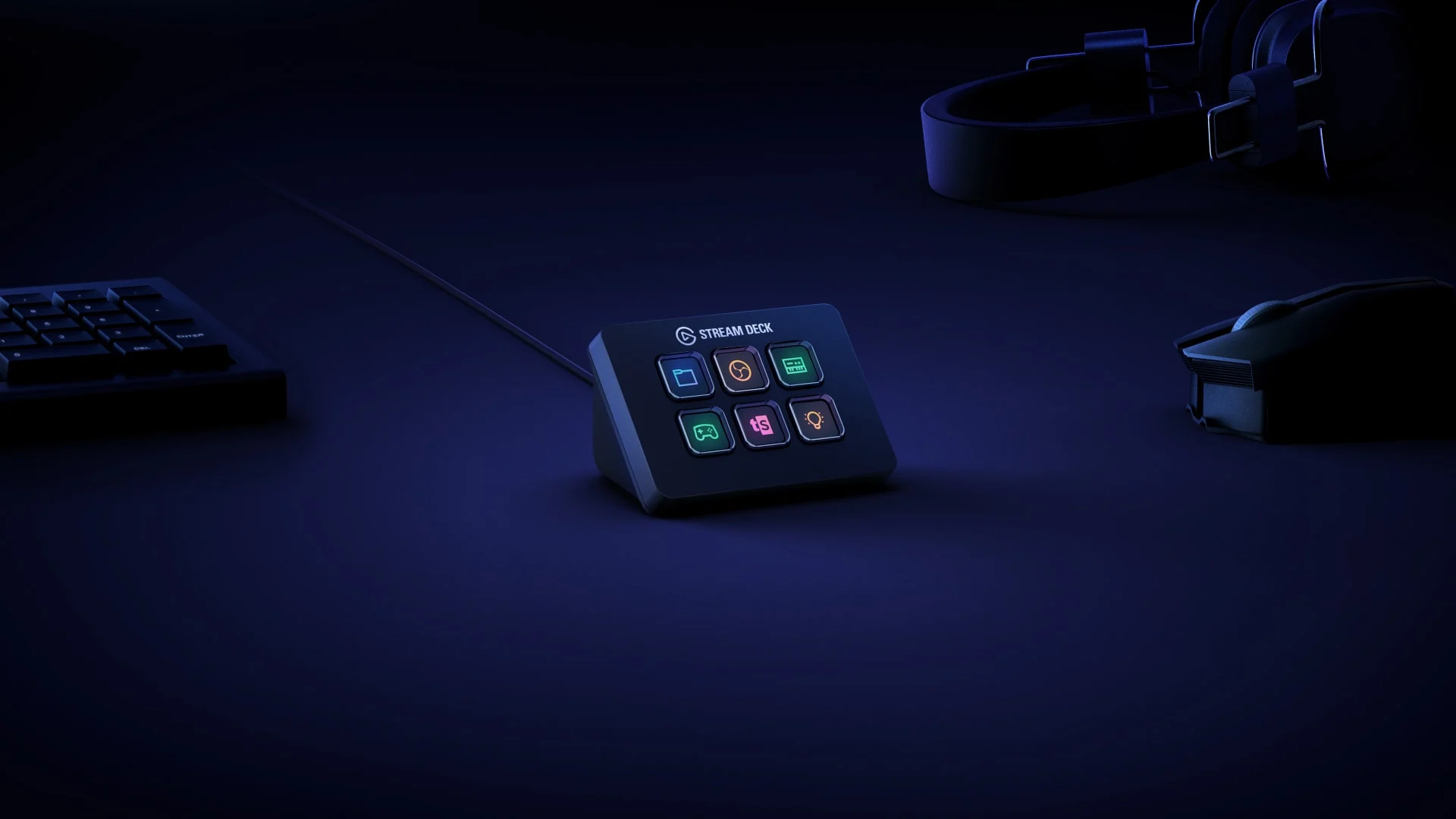Elgato Stream Deck Mini 6 LCD Keys Advanced Game Control Content Creation  Black