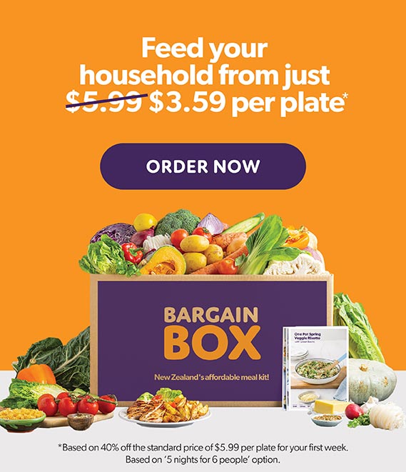 Bargain Box NZ's most affordable meal kit