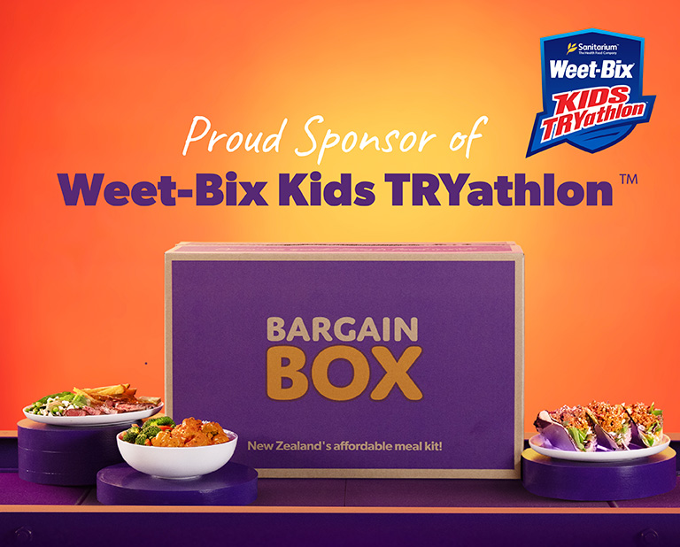 Bargain Box by My Food Bag x Sanitarium Weet-Bix Kids TRYathlon Jumbotron